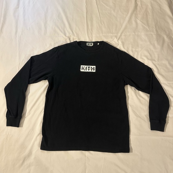 Men’s KITH Brooklyn Long Sleeved Shirt in Black - Picture 1 of 4